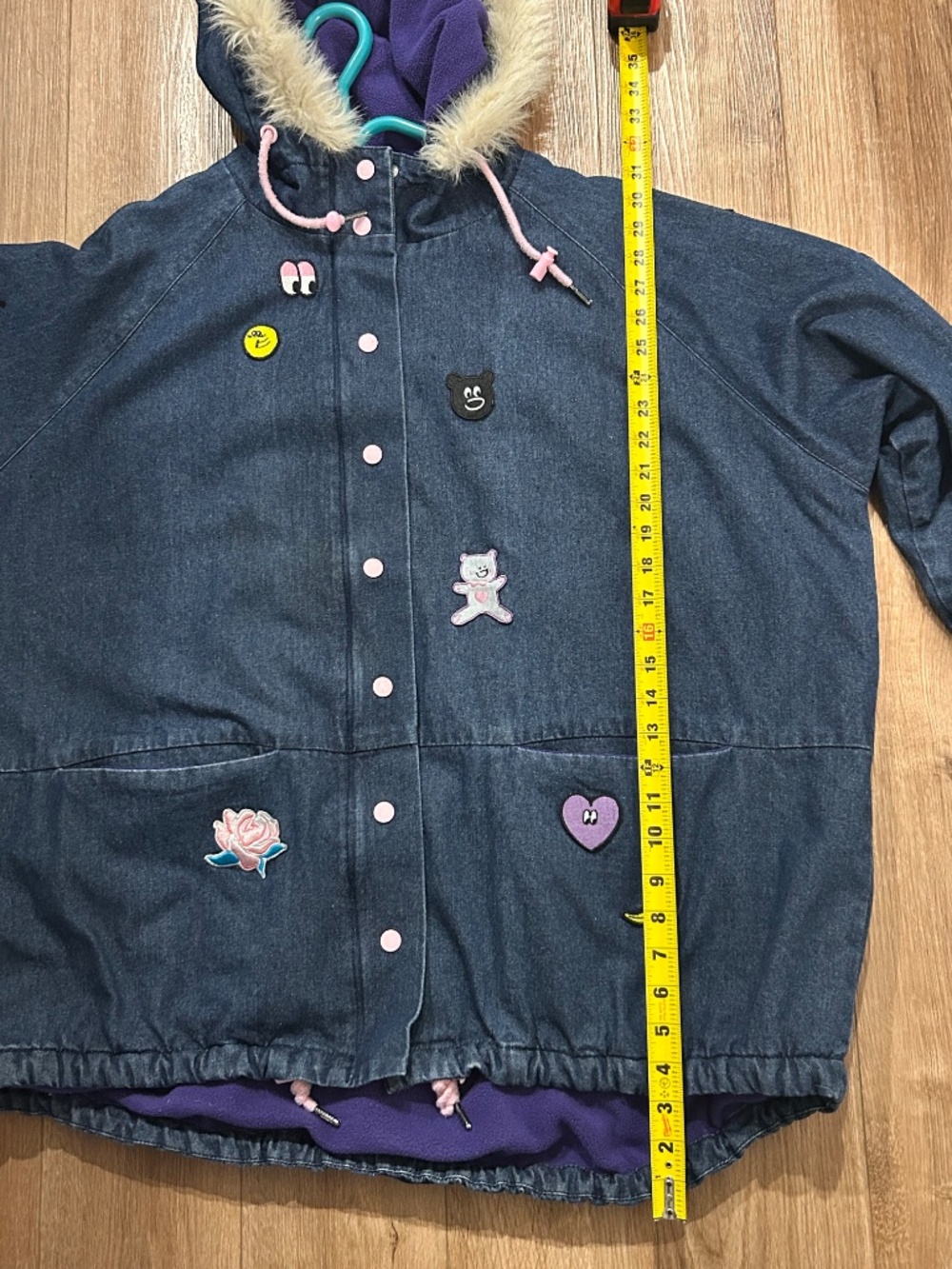 Lined denim jacket - Picture 9 of 9